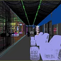 Elegant Beauty Hair Salon Interior With Marble Tables Red Chairs Green Plants And Product Shelves