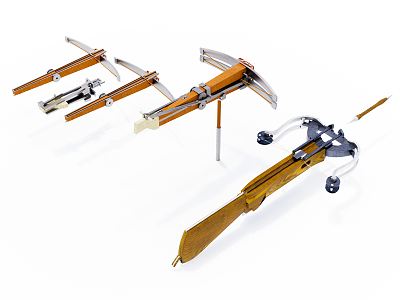 Modern crossbow 3d model