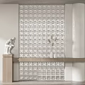Modern partition glass brick screen partition 3d model