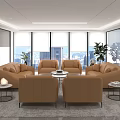 Modern Reception Office 3d model