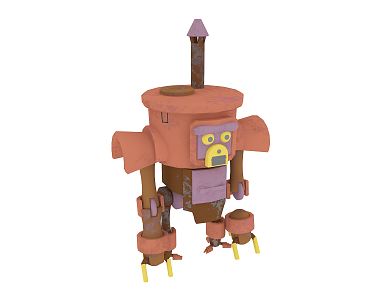 Modern Robots 3d model