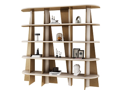 Bookshelf Storage Rack model