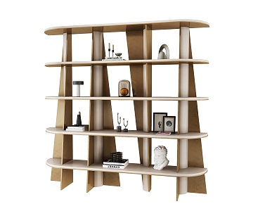 Bookshelf Storage Rack 3d model