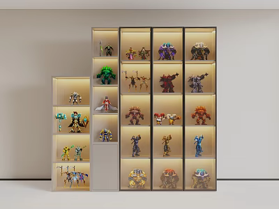 Modern Hand-made Cabinet Hand-made Decorative Cabinet 3d model