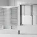 Modern Window Blinds For Home Interior With Various Design Styles And Windows 3d model