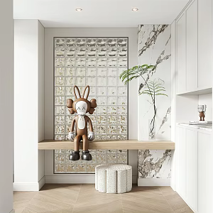 Modern Entrance 3d model