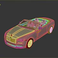 Luxury Silver Convertible Car With Open Top Brown Leather Interior And Shiny Wheels
