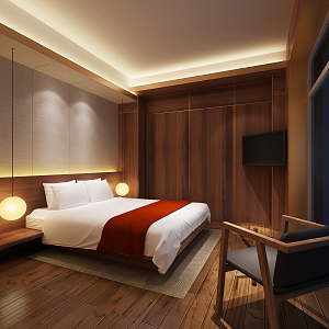 Japanese Guest Room 3d model