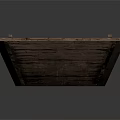 Traditional Handcrafted Wooden Boat with Natural Plank Structure and Wood Grain