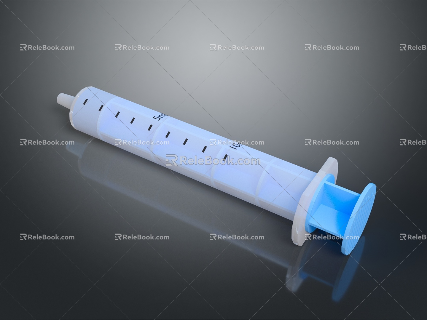 Modern needle syringe syringe injector model