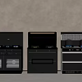 Modern Kitchen Appliances With Multiple Built In Stove Oven And Sleek Black Design