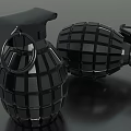 Modern Grenade 3d model