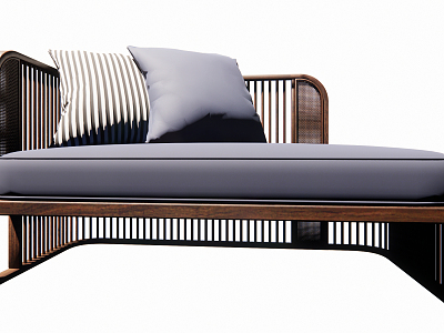 New Chinese-style chaise longue model