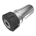 Metal Tubular Equipment Featuring Threaded Design And Detachable Black Cap Gray Conical Part