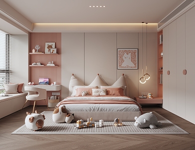 Modern Children's Room 3d model