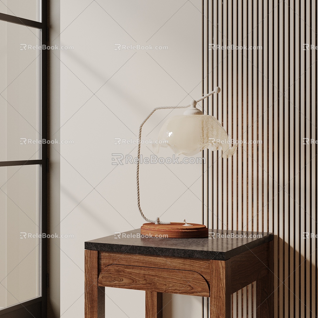 Modern table lamp 3d model