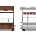 Modern Vans Trolley 3d model
