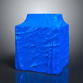 Equipment Covered With Blue Protective Cover And Square Shape Design