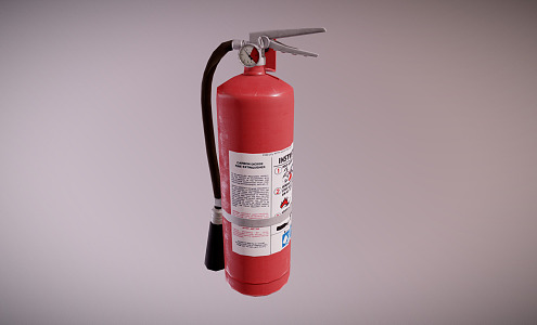 Modern fire extinguisher 3d model