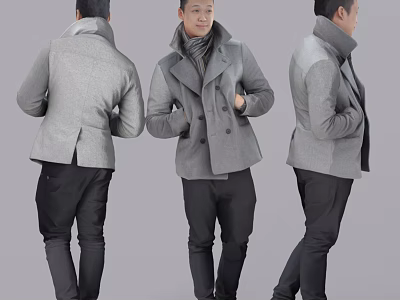 Modern Men's Characters 3d model