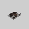 Modern Sofa And Coffee Table Set With Round Wooden Top Ottoman And Accent Chairs