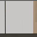 Modern Luxury Wall Interior Design With Gray Wooden Combined Panels