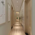 Modern Beauty Hair Salon Interior With Living Plant Wall Wooden Furniture And Ceiling Lights