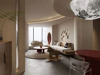 Quiet Room Hotel Sub-room 3d model