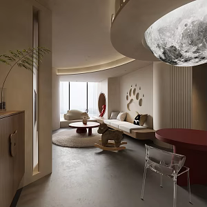 Quiet Room Hotel Sub-room 3d model