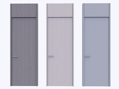 Modern single door 3d model