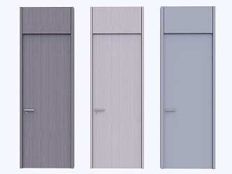 Modern single door 3d model