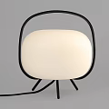 Modern Table Lamps Featuring Marble Base Transparent Glass Shade And Black Metal Frame White Lampshade