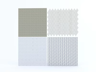 Modern wall three-dimensional wall trim panel 3d model