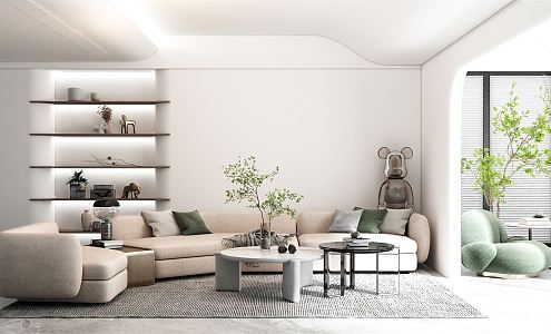 The Silent Living Room 3d model