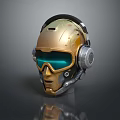 Sci-Fi Helmet Alien Helmet-Helmet High Tech Helmet Game Helmet 3d model