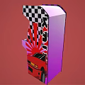 Modern game arcade game machine 3d model