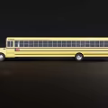 Yellow School Bus Exterior Design Featuring Classic Body And Bright Headlights
