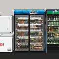 Commercial Beverage Refrigerators And Freezers With Glass Door Display And Drink Storage