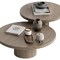 Wind coffee table combination 3d model