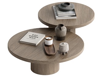 Wind coffee table combination 3d model