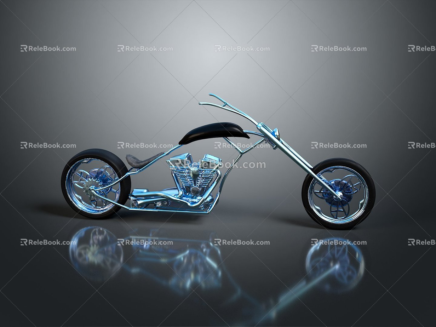 Motorcycle Two-wheeled Motorcycle Cross-country Motorcycle Road Race Motorcycle Motor Vehicle Transport 3d model