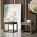 New Chinese style combination of several sides and several corners 3d model
