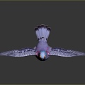 Modern pigeon flat pigeon bird bird 3d model