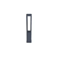 Modern Outdoor Post Light with Black Vertical Design for Garden Exterior