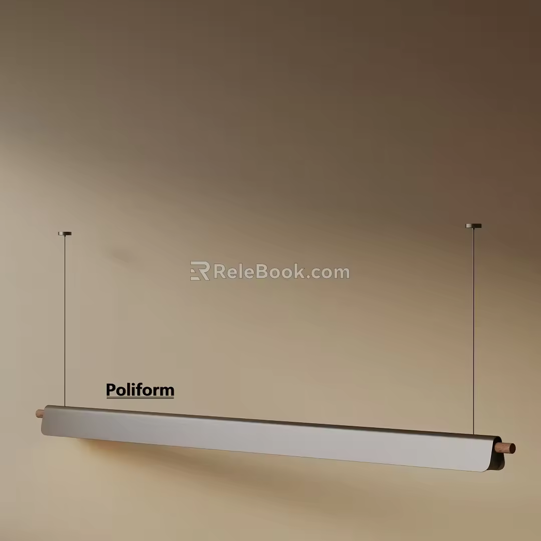 Modern chandelier 3d model