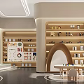 Kids Playground With Colorful Toys Bookshelves Activity Tables And Interactive Wall