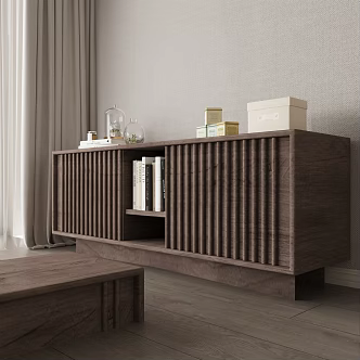 Modern Middle Ancient TV Cabinet Side Cabinet Decorative Cabinet 3d model