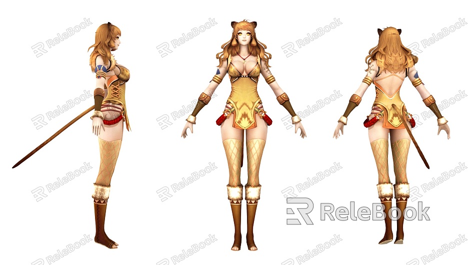 Game Role Elvis Female Elvis Female Woman Sexy model