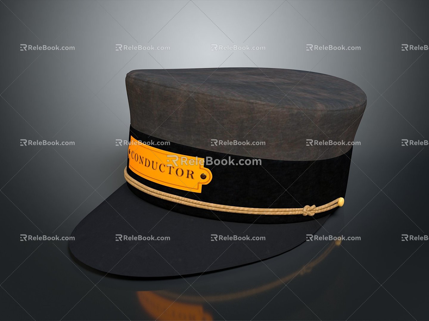 Hat hat top hat doorman hat realistic 3d model