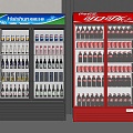 Modern Freezer Beverage Cabinet 3d model